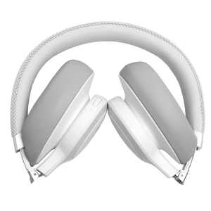 JBL Live 650BTNC - White - Wireless Over-Ear Noise-Cancelling Headphones - Detailshot 8